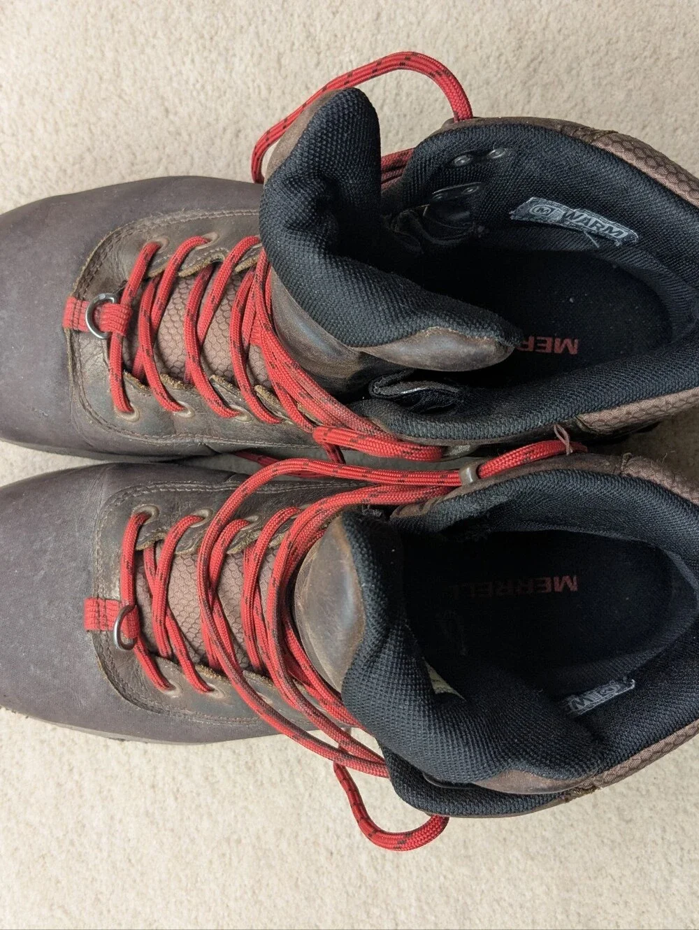 Merrell Men's Thermo Kiruna Mid Shell Wp Snow Hiking Boot - size 10
